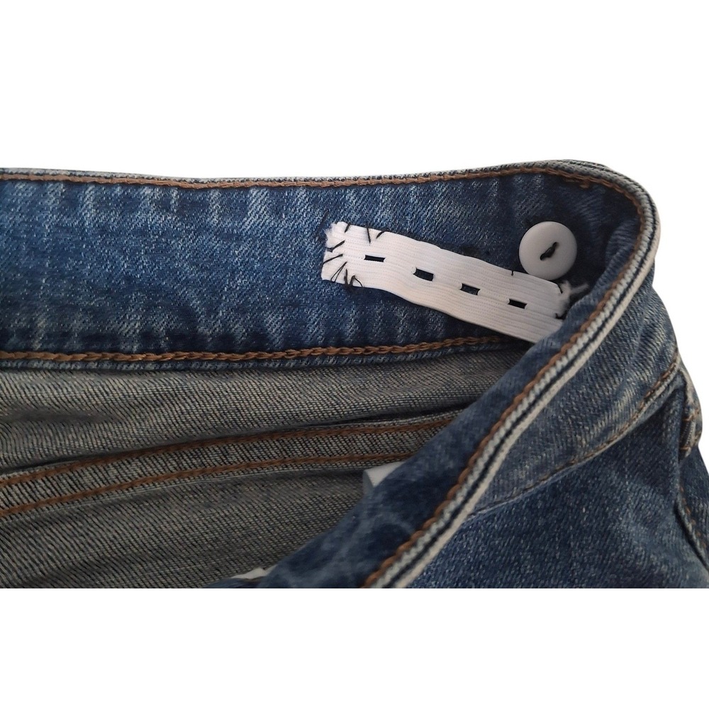 Wrangler Retro Flare Leg Jeans 33x32 Medium Wash Adjustable Waist Stretch - Picture 5 of 11
